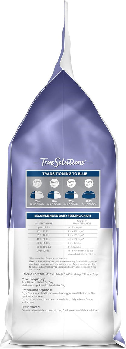 Blue Buffalo True Solutions Jolly Joints Adult Dry Dog Food, Supports Joint Health and Mobility, Made in the USA with Natural Ingredients, Chicken, 4-lb. Bag