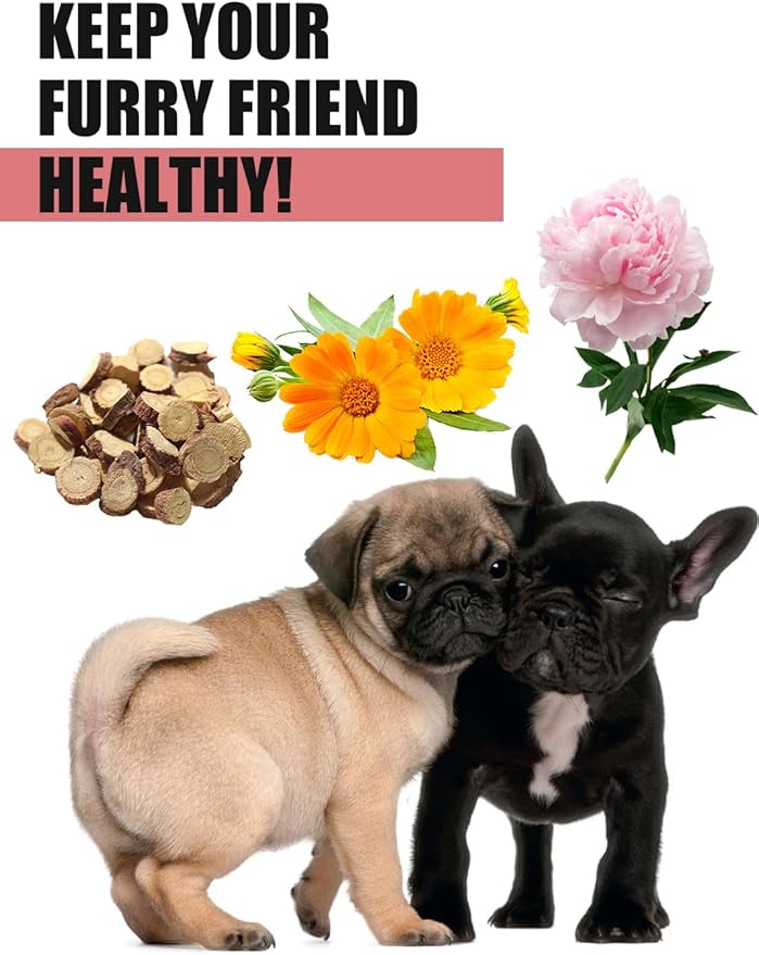 Natural Wrinkle Wipes for Dogs, 120 Count, Hypoallergenic Dog Wipes, Wrinkle Wipes French Bulldog, Cleaning & Deodorizing, Dog Wipes for Grooming Faces, Paws & Butts