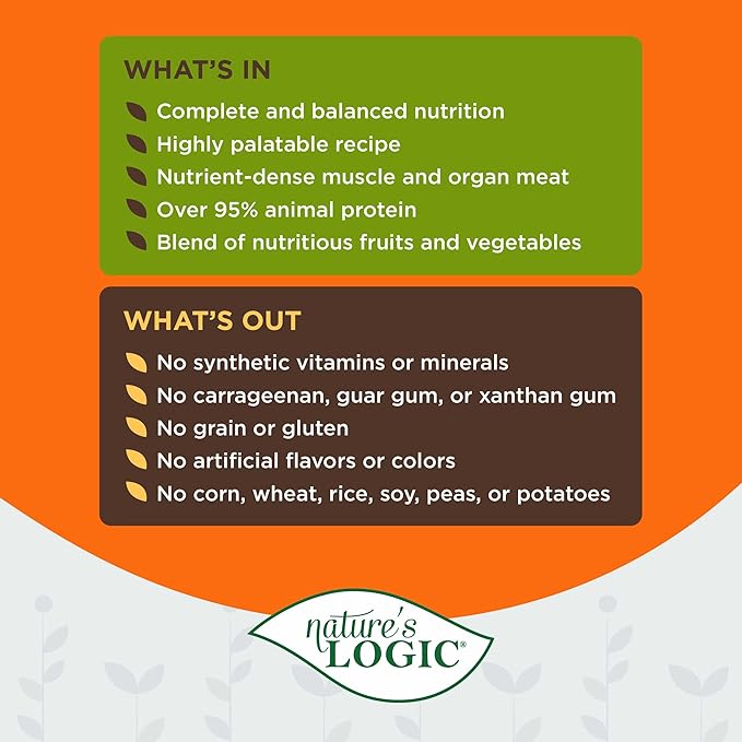 Natures Logic NL00104 Grain-Free Duck & Salmon Feast Wet Dog Food, One Size