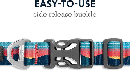 Ruffwear, Crag Dog Collar, Reflective and Comfortable Collar for Everyday Use, Sunset, 11"-14"