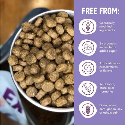 Health Extension Grain Free Little Bites for Dogs, Natural Food with Added Vitamins & Minerals, Perfect for Teacup, Toy & Small Dogs, Chicken & Turkey Recipe (12lb Bag)