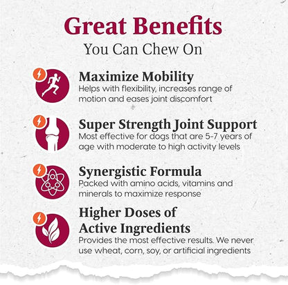 Ark Lighting NATURALS Joint Rescue Super Strength Chews (90 Count), (700542)