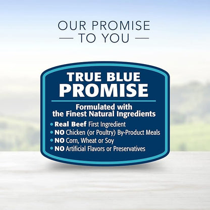 Blue Buffalo Delights Natural Adult Small Breed Wet Dog Food Cup, Prime Rib Flavor in Hearty Gravy 3.5-oz (Pack of 12)