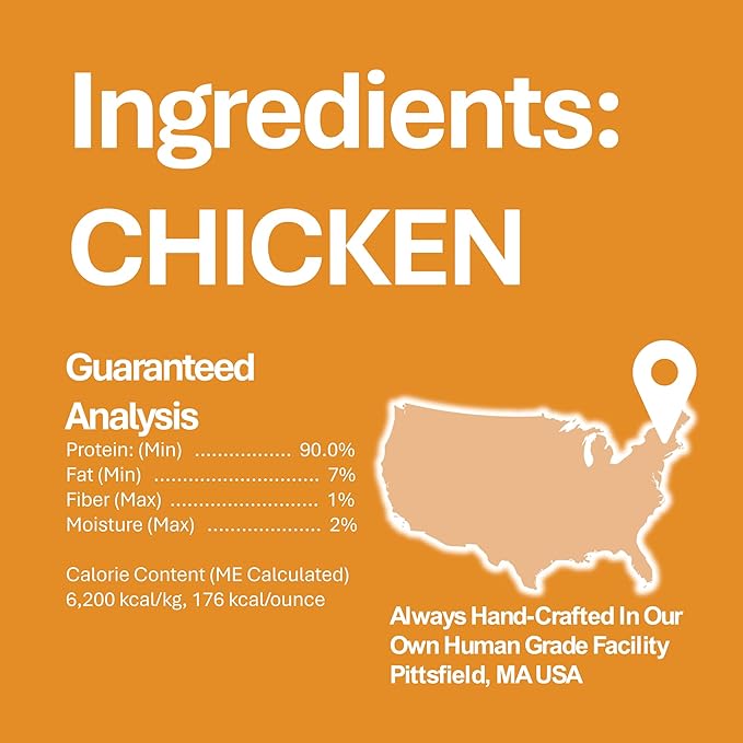 Whole Life Pet Just One Chicken Dog and Cat Value Packs - Human Grade, Freeze Dried, One Ingredient - Protein Rich, Grain Free, Made in The USA