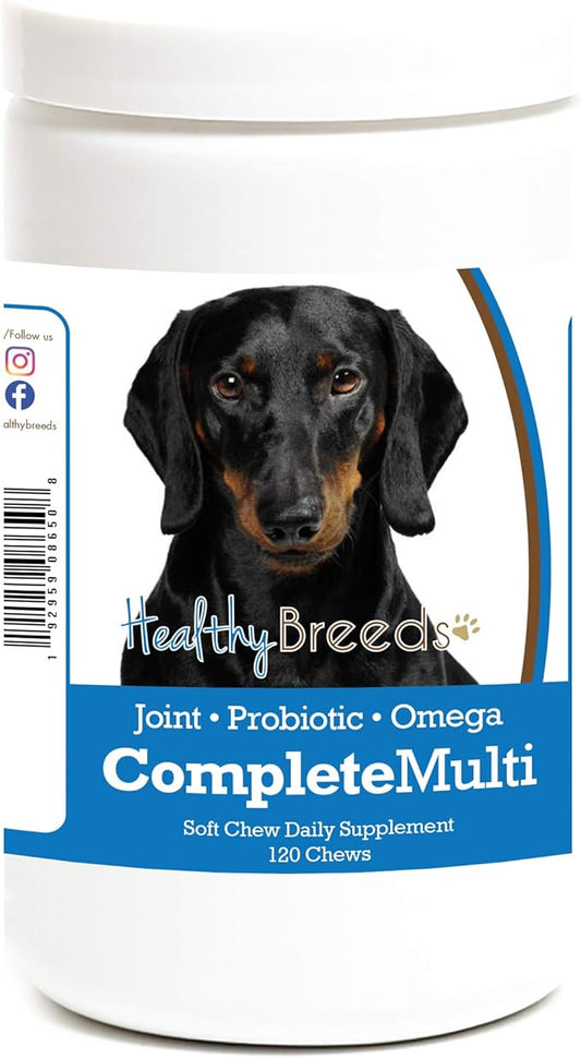 Healthy Breeds Dachshund All in One Multivitamin Soft Chew 120 Count
