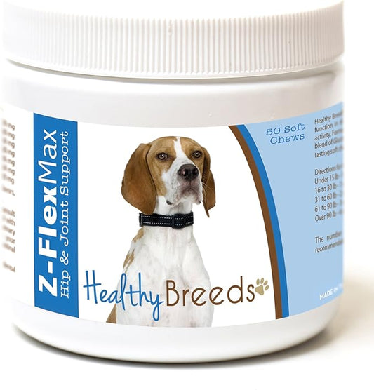 Healthy Breeds English Pointer Z-Flex Max Hip and Joint Soft Chews 50 Count