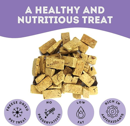 Freeze Dried Beef Liver Treats for Dogs & Cats (1.76 oz, Pack of 1) - Single Ingredient Flash Frozen to Maintain Nutrients Vitamins and Healthy Oils