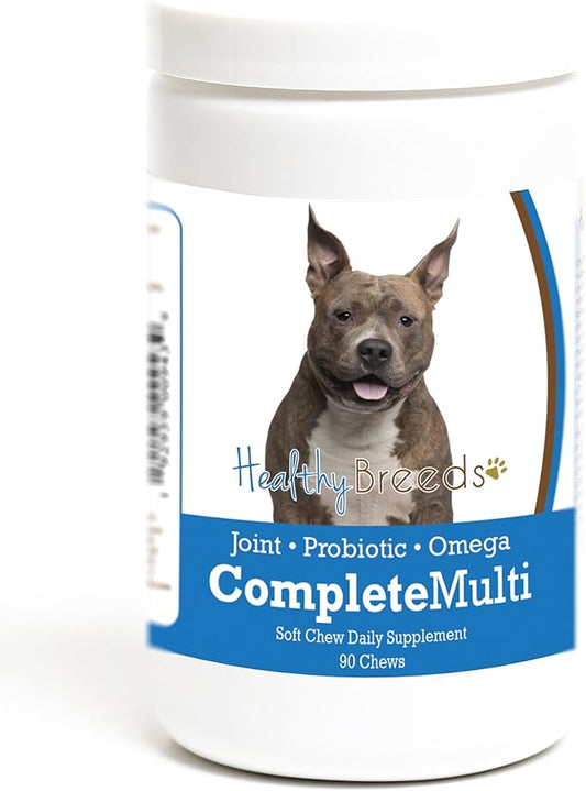 Healthy Breeds American Staffordshire Terrier All in One Multivitamin Soft Chew 90 Count