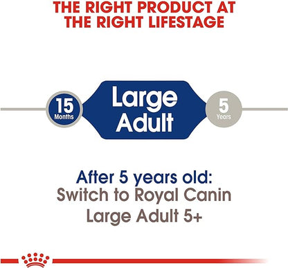 Royal Canin Large Breed Adult Dry Dog Food, 30 lb Bag
