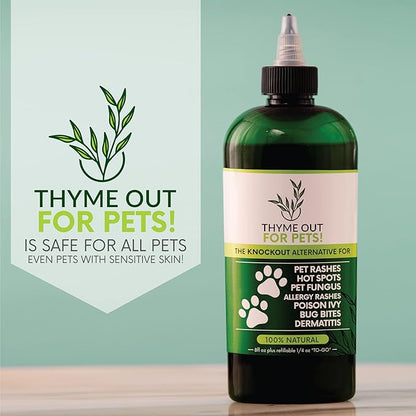 for Pets (8oz) - Natural Dog and Cat Itch Relief & Skin Treatment for Itchy Paws and Ringworm - Yeast Infection, Dandruff and Hot Spot Spray for Dogs - All Natural, Organic Blend