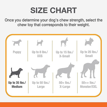 Nylabone Puppy Stages Dog Chew Toy Pack - Puppy Chew Toys for Teething and Chewing - Puppy Supplies - Chicken, Maple Bacon, and Beef Jerky Flavors, Medium/Wolf (3 Count)