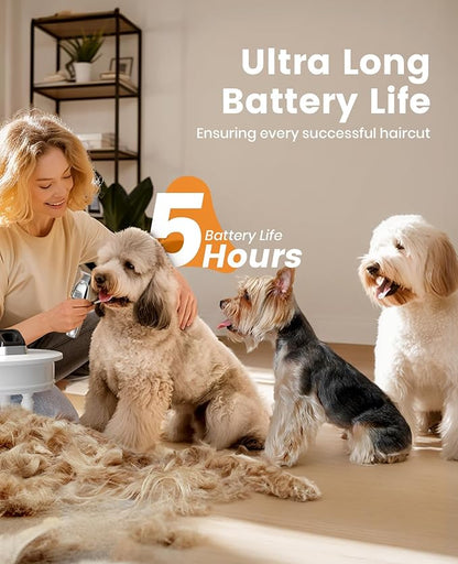 oneisall Dog Grooming Clippers for Thick Heavy Coats,2 Speed Cordless Hair Trimmers with Metal Blade Grooming Kit for Pets Dogs Cats Animals