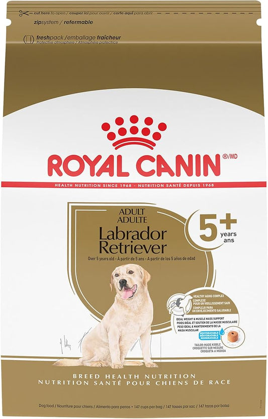 Royal Canin BHN Labrador Retriever Adult 5+ Dry Dog Food, 28 lb Bag