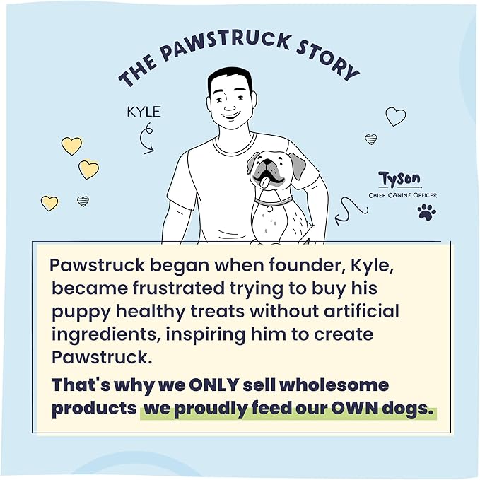 Pawstruck Natural 5-7" Bully Sticks for Dogs - Best Long Lasting, Rawhide Free, Low Odor Dental Chew Treat - Healthy Single Ingredient 100% Real Beef - 8 oz. Bag - Packaging May Vary