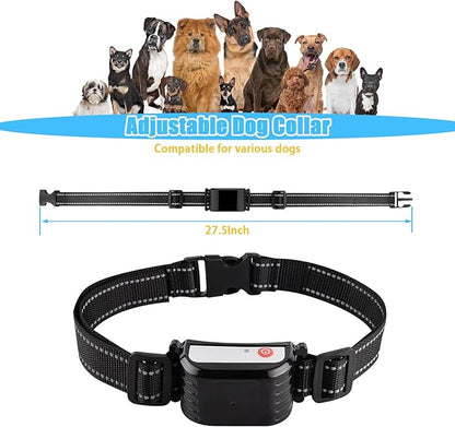 Wireless Dog Fence with Remote Training collar, Portable Dog Containment System with 2.4GHZ Signal, Dog Training & Behavior Aids for Medium Large Dogs