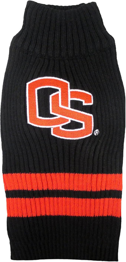 Pets First NCAA Oregon State Beavers Dog Sweater, Size X-Small. Warm & Cozy Knit Pet Sweater with NCAA Team Logo, Best Puppy Sweater for Large & Small Dogs