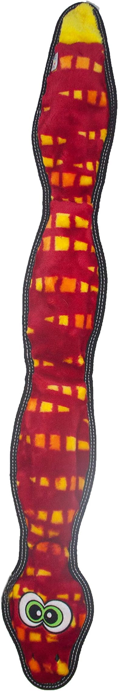 Outward Hound Tough Seamz Snake Plush Dog Toy, XL