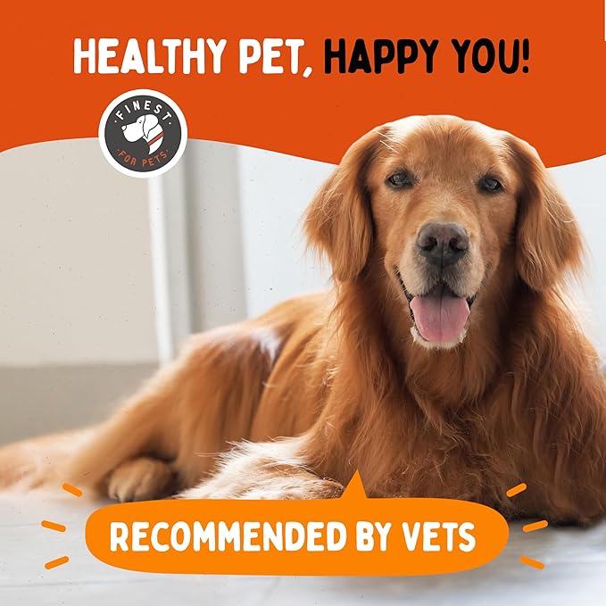 Premium Liquid Glucosamine Hip and Joint Supplement for Dogs 32oz - Natural Arthritis Pain Relief, Swelling & Inflammation Reduction, Muscle & Knee Support, with Chondroitin MSM and Hyaluronic Acid