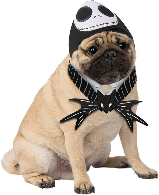 Rubie's unisex adult Christmas Disney Nightmare Before Christmas Costume Accessory For Pets, Jack Skellington, Medium-Large