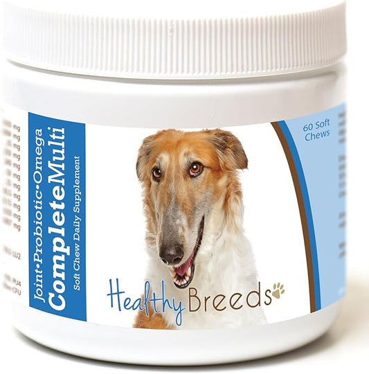 Healthy Breeds Borzois All in One Multivitamin Soft Chew 60 Count