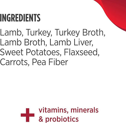 Nulo Freestyle Small Breed Adult Wet Canned Dog Food, Premium All Natural Grain-Free with Omega 3 & 6 for a healthy coat and High Animal-Based Protein, Lamb & Sweet Potato, 5.5 oz, 24-Cans