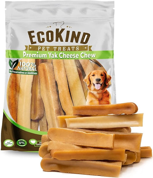 EcoKind Yak Cheese Dog Chews | 5 lb. Bag | Healthy Dog Treats, Odorless Dog Chews, Rawhide Free, Long Lasting Dog Bones for Aggressive Chewers, Indoors & Outdoor Use, Made in The Himalayans