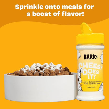 Barkbox – Cheesy Does It! – Dry Dog Food Toppers with High Protein, Limited Ingredients – Meal Flavor Enhancer for Large & Small Breeds – 4.6 Oz