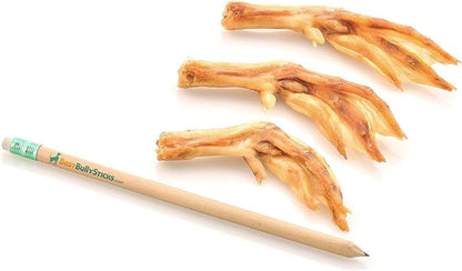 Best Bully Sticks All-Natural Duck Feet Dog Treats (30 Pack) - Single-Ingredient & Fully Digestible - Supports Healthy Hips and Joints