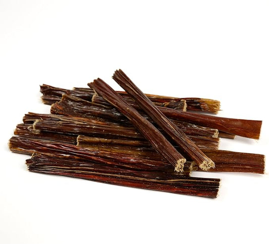 Big Lu - Jerky Gullet Stick Dog Chews, Premium 100% Beef, All-Natural Dog Treats, Rich in Glucosamine and Chondroitin for Joint Health, 6-Inch Sticks (6 Sticks)