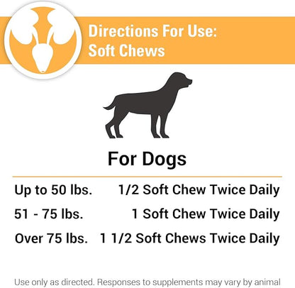 Vet Classics Bladder Support Urinary Tract & Incontinence Dog Supplement – Maintains Bladder Health for Dogs, Helps With Pet Incontinence – Soft Chews, Tablets – 60 Soft Chews