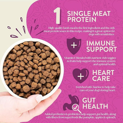 Earthborn Holistic Meadow Feast Grain-Free Natural Dry Dog Food, 4 lb