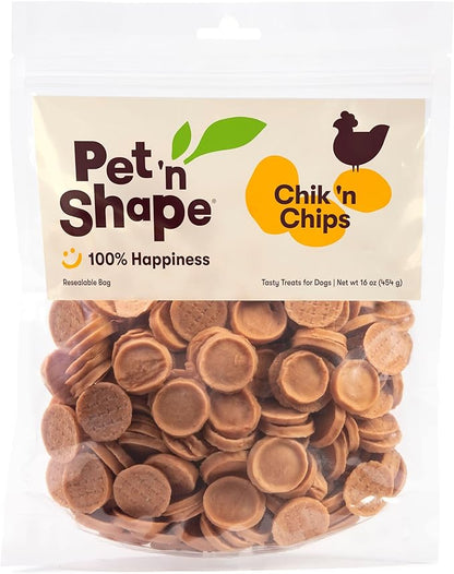 Pet 'n Shape Chik 'n Chips Jerky Dog Treats - 1 Pound