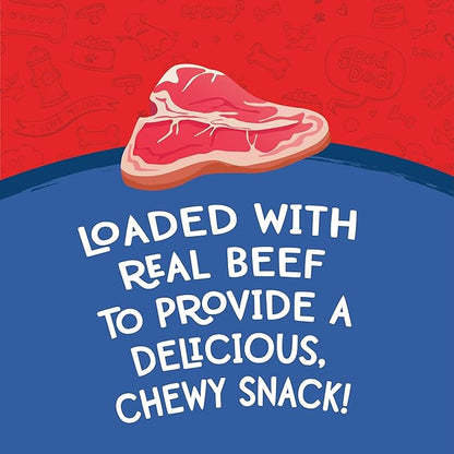 Gourmet Cuts Beef & Cheese Flavor Soft & Chewy Dog Treats, 25-oz.