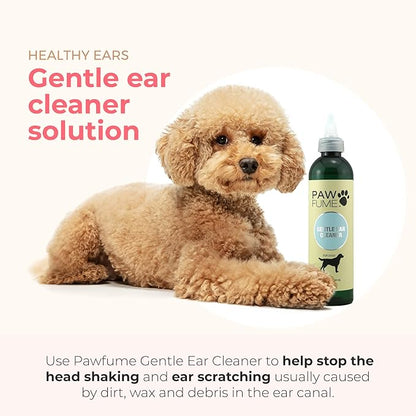 Pawfume Gentle Ear Cleaner for Dogs – Natural Dog Ear Cleaner Solution – Ear Wax Cleaner for Dogs Ear Treatment for Dogs – Dog Ear Wash Ear Cleaning Solution for Dogs – Dog Ear Wash Cleaner