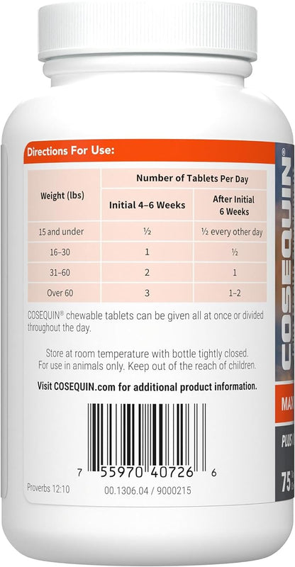 Cosequin DS Plus MSM Plus HA Chewable Tab 75 Count