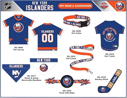 Pets First NHL New York Islanders Leash for Dogs & Cats, Medium. - Walk Cute & Stylish! The Ultimate Hockey Fan Leash!, Medium (4 ft Long x 0.62 in Width) (ISL-3031-MD)
