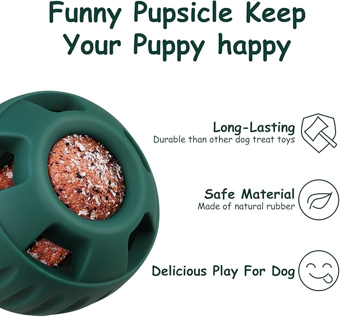 Dog chew Toy Fillable Dog Toy Frozen Dog Treat Toy Long-Lasting Interactive Dog Toy