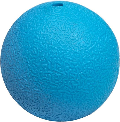 Amazon Basics Squeaker Toy Dog Balls, 3-Inch, 2-Pack, Blue, Orange