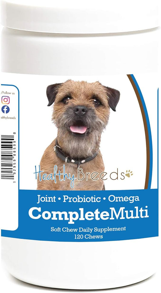 Healthy Breeds Border Terrier All in One Multivitamin Soft Chew 120 Count