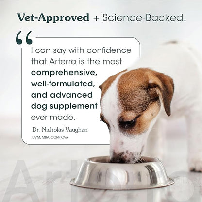 All-in-One Dog Supplement for Wellness and Longevity, 46 Ingredients for Joints, Cognition, Mood, Skin, Gut and Organ Health, Large Breeds, Vet-Formulated, Made in USA, Adult Formula for 2-7 Years