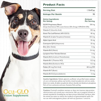 Ocu-GLO for Medium to Large Dogs, 11+ lb, 90 Count