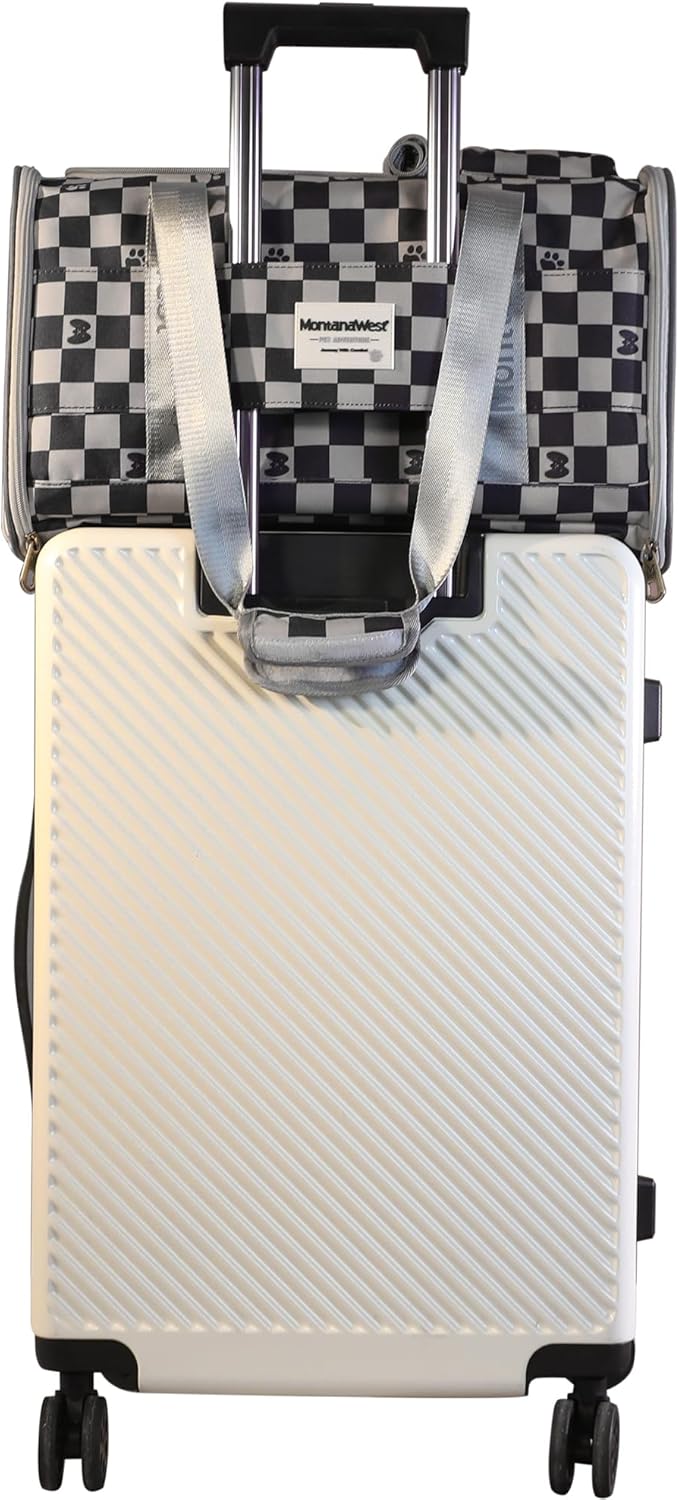 Cat and Dog Carrier,Pet Carrier for Small Medium Cats Puppies up to 15 Lbs,Soft Cat Carrier with Small Top Bag for Travel