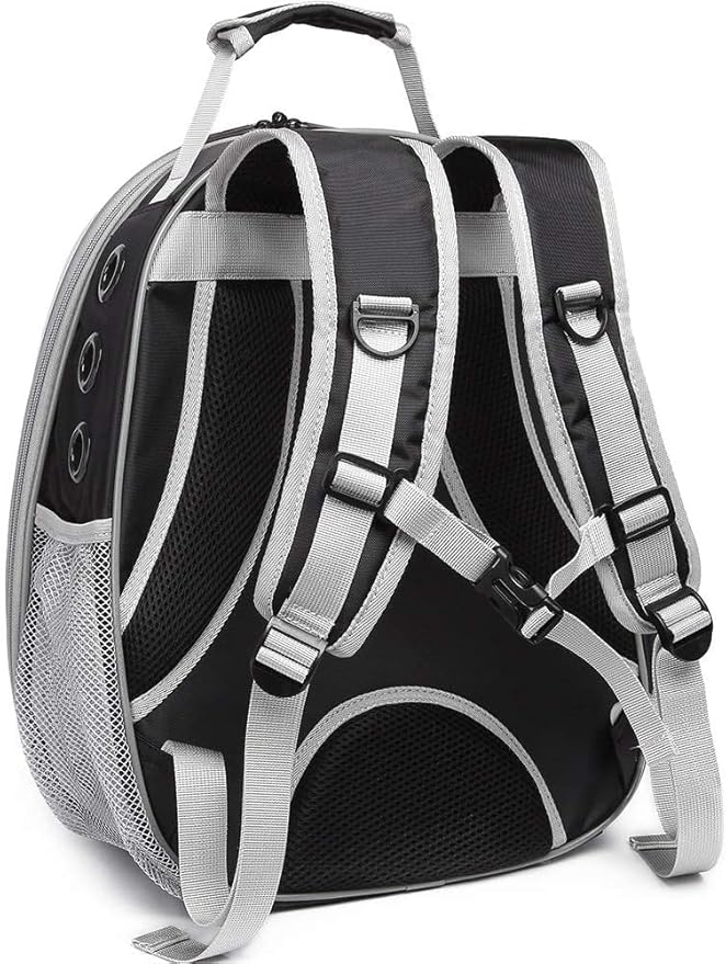 Front Expandable Cat Backpack Carrier, Fit up to 20 lbs, Polarized Bubble Window Pet Carrier Backpack for Large Fat Cat and Small Puppy