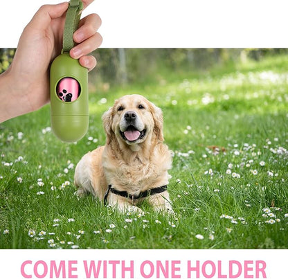 Dog Poop Bag Biodegradable - 540 Count Dog Waste Bags with Dispenser, Extra Thick Strong Leak proof Poop Bags for Dogs Doggy | Scented Pink