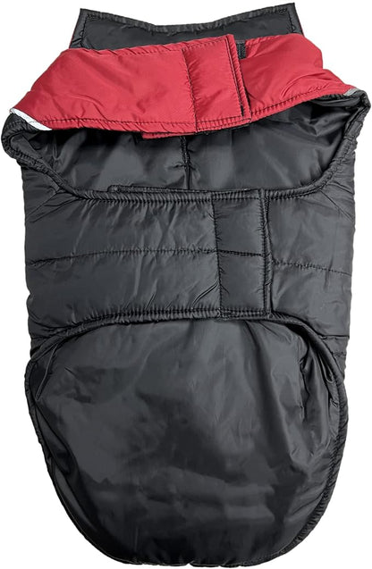 Pets First Collegiate Alabama Crimson Tide Puffer Vest for Dogs & Cats. Size Large. Warm, Cozy, and Waterproof Dog Coat, for Small and Large Dogs/Cats.