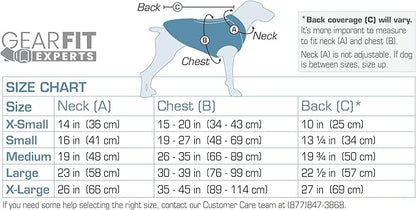 Kurgo Loft Dog Jacket, Reversible Dog Coat, Wear with Harness or Sweater, Water Resistant, Reflective, Winter Coat for Large Dogs (Ink Blue, XL)