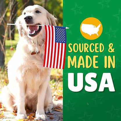 Lucky Premium Treats Chicken & Apple Lucky Chips for Dogs – Healthy Chicken Dog Treats Made in USA – 2 Ingredient Chicken Jerky Dog Treats – 6 oz Jar