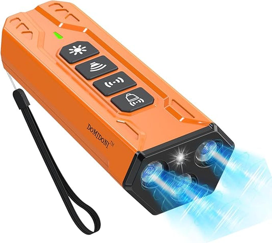 2024 Dog Bark Deterrent Device - Anti-Bark Devices for Dogs, No More Barks Dog Training Tool-Most Effective Dog Behavior Aid- Barking Eliminator Indoor/Outdoor, Dog Silencer/Behavior Corrector(Orange)