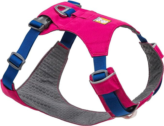 Ruffwear, Hi & Light, Everyday Lightweight Dog Harness, Trail Running, Walking, Hiking, All-Day Wear, Alpenglow Pink, Large/X-Large