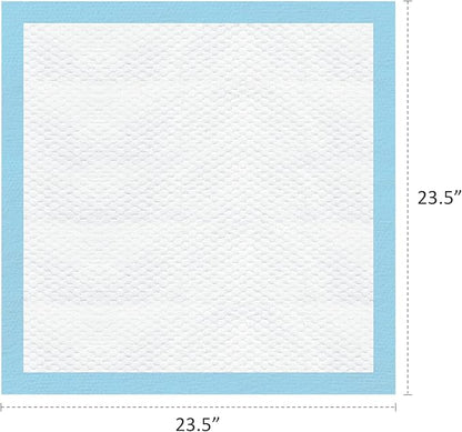 Sted Puppy Pads Dog Pee Pads 23"x23", Puppy Pee Pads for Dogs, 6 Layers Thicker Dog Pee Pads, Quickly Absorbs & Leak-Proof Dog Pads, Disposable Potty Pads for Dogs Cats, Doggie Pee Pads, 60Ct